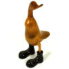 Dominic Duck With Black Boots 18" Tall, RIS 476