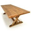 Sheffield 96" Farmhouse Dining Table, Salvaged Natural - Image 3