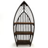 Iron Boat Bookcase MSI 344, Rustic Espresso - Image 2