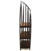 Iron Boat Bookcase MSI 344, Rustic Espresso - Image 3