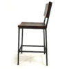 Niles Counter Stool, Natural Iron Frame - Image 5