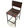 Niles Counter Stool, Natural Iron Frame - Image 4
