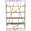 Brisbane Iron Bookcase, Antique Brown - Image 2