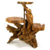 Hand-Sculpted Organic Teak Root Etagere, JS 130 - Image 5