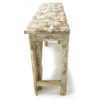 MSI 426 Hand Carved Console Table, Worn Grey - Image 3