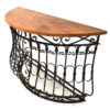 MSI 446 Iron Console Table, Salvaged Tobacco - Image 3