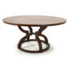 Manning 63" Pedestal Dining Table, Aged Tobacco