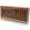 Pierce Four Door Sideboard, Reclaimed Wood