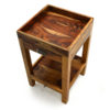 Paulo Two Drawer Side Table, Organic Natural - Image 2