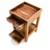 Paulo Two Drawer Side Table, Organic Natural - Image 3