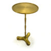Elliot Cocktail Side Table, Antique Brass