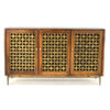 Bailey Sideboard With Brass Iron, Nectar Brown - Image 3