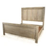Haddam King Bed, Organic Aged Grey