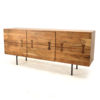 Harper Three Door Storage Console, Organic Natural - Image 3