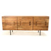Harper Three Door Storage Console, Organic Natural