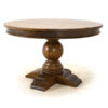 Chatham 48" Round Dining Table, Distressed Patina