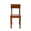 JS 241 Minimalist Modern Dining Chair, Teak - Image 3
