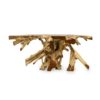 Sculptural Teak Console Table 72", RIS 776 - Image 2