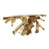 Sculptural Teak Console Table 72", RIS 776 - Image 3