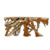 Sculptural Teak Console Table 72", RIS 776