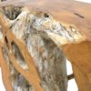 Sculptural Teak Console Table 72", RIS 776 - Image 5
