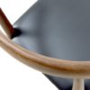 Borge Leather Dining Chair, Vintage Walnut - Image 5