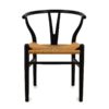 Erik Wishbone Dining Chair, Matte Black - Image 5