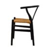 Erik Wishbone Dining Chair, Matte Black - Image 2