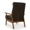Ian Leather Lounge Chair, Florence Chocolate - Image 2