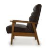 Ian Leather Lounge Chair, Florence Chocolate - Image 7