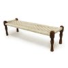 Bohemian Hand Woven Rope Bench, MSI 567