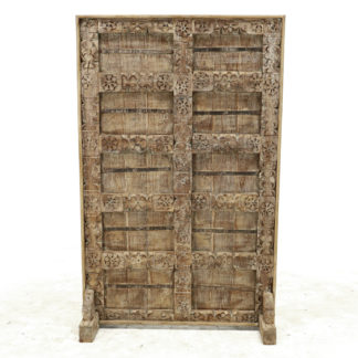 Boho Antique Indian Teak Wood Door, MSI 520