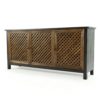 Burnet 72" Latticework Sideboard, Reclaimed Wood - Image 5