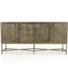 Delano Four Door Sideboard, Drift Grey
