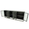 Ellory 90" Media Console-Sideboard, Brushed Zinc - Image 4