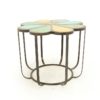 Iron Side Table MSI 420, Salvaged Wood - Image 4