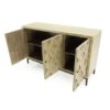 Casey Triple-Door Storage Console, Grey Wash - Image 5