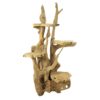 Hand-Sculpted Organic Teak Root Etagere, JS 130