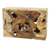 Teak Block Console Table, JS 365 - Image 10