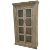 Display Cabinet With Paned Glass Doors MSI 427, Weathered Grey - Image 2