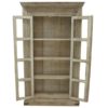 Display Cabinet With Paned Glass Doors MSI 427, Weathered Grey - Image 3