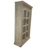 Display Cabinet With Paned Glass Doors MSI 427, Weathered Grey - Image 4