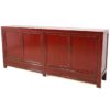 Aria 88" Storage Console, Antiqued Crimson