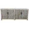 Brook 84" Four Door Sideboard, Distressed Grey