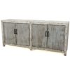Brook 84" Four Door Sideboard, Distressed Grey - Image 2
