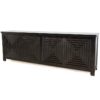 Kaipo 106" Four Door Sideboard, Aged Black