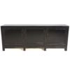Lexi 89" Vintage Inspired Storage Console, Antiqued Ebony - Image 2