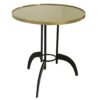 Jardin 24" Round Iron End Table
