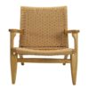 Japanka Midcentury Lounge Chair, Vintage Natural - Image 3