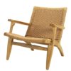 Japanka Midcentury Lounge Chair, Vintage Natural